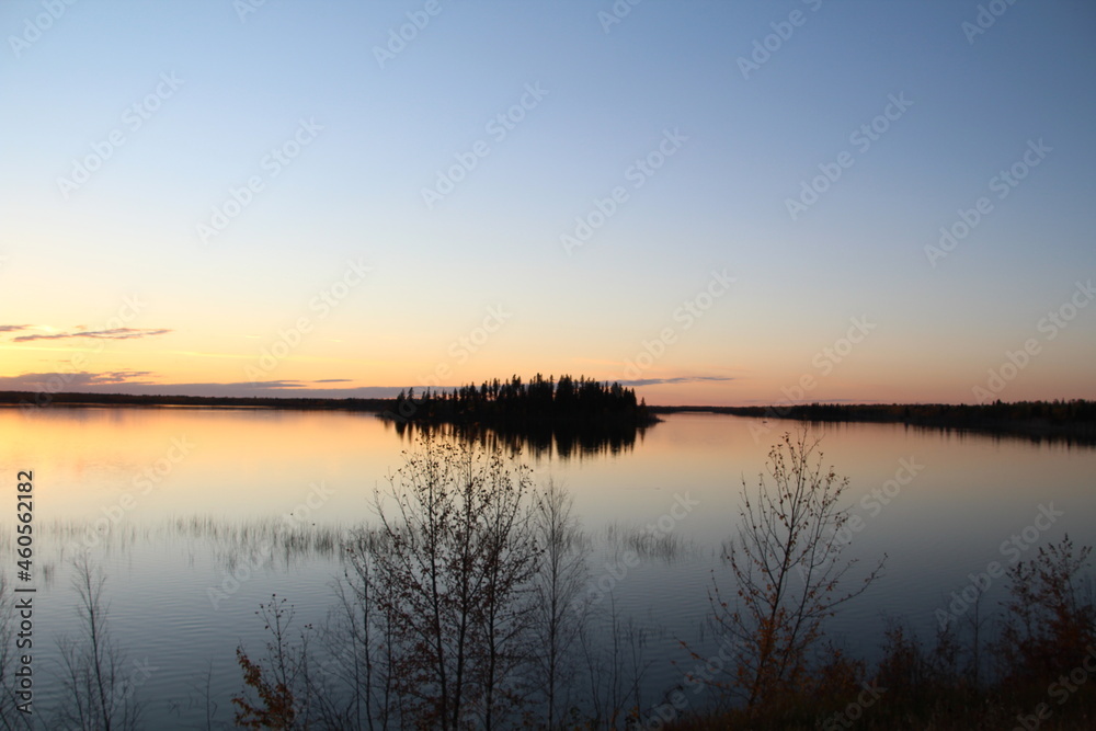 October Dusk, Elk Island National Park, Alberta