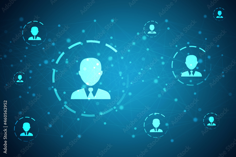 2d illustration Business Network concept
2d illustration Business Network concept