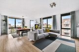 Interior of luxury and beautiful living room