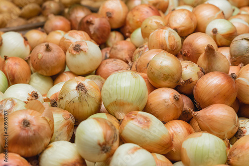 onions at the market