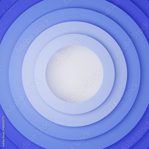 3d illustration blue circle wallpaper