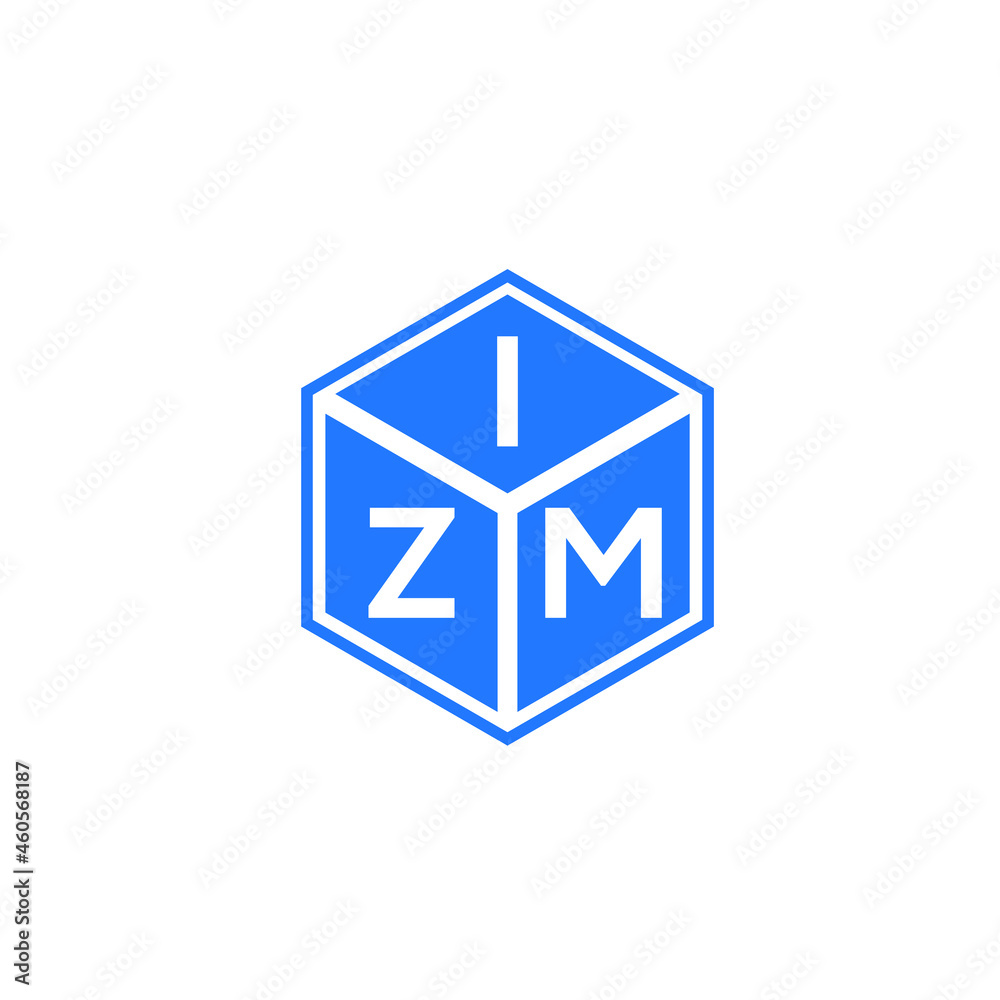 ZIM letter logo design on white background. ZIM creative initials letter logo concept. ZIM letter design.  - obrazy, fototapety, plakaty 