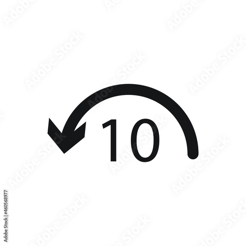 Back 10 second icon