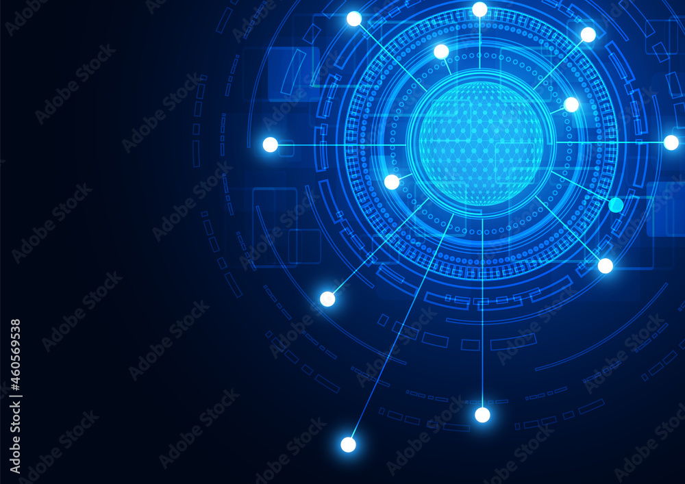 Circuit technology background with hi-tech digital Circuit technology background with hi-tech digital