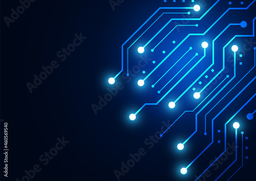 Circuit technology background with hi-tech digital