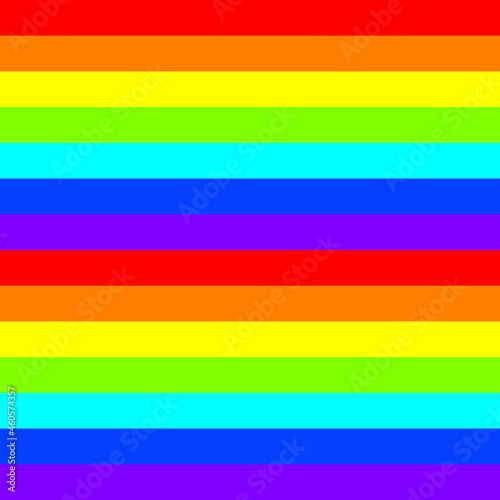 LGBT flag seamless pattern. Homosexuality, equality, diversity, pride, freedom concept. Vector illustration.