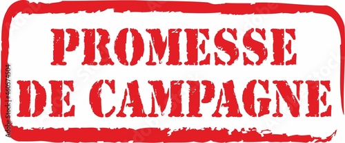 tampon promesse de campagne photo