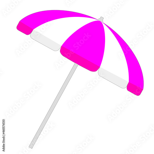 ビーチパラソルのベクターイラスト