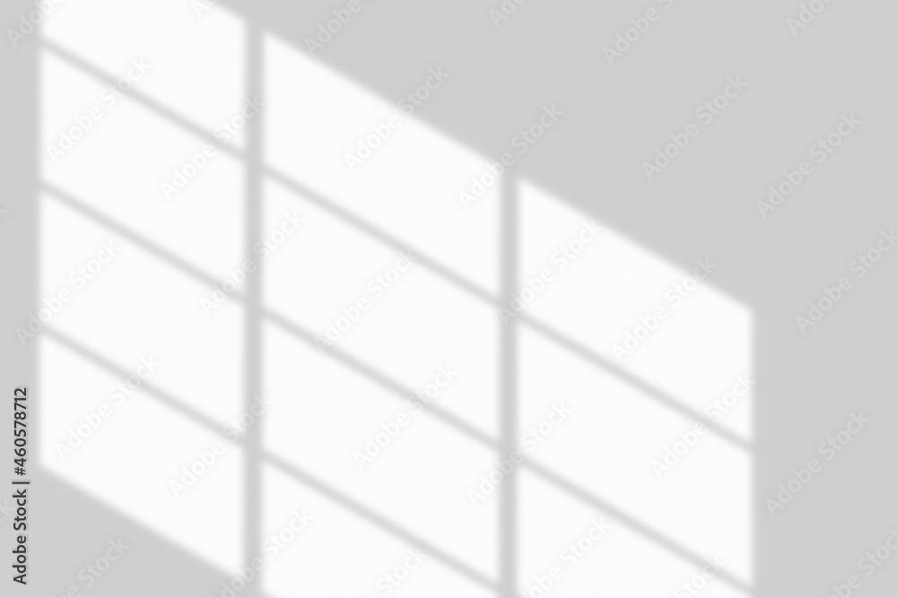 Window shadow drop on white wall background Window shadow drop on white wall background