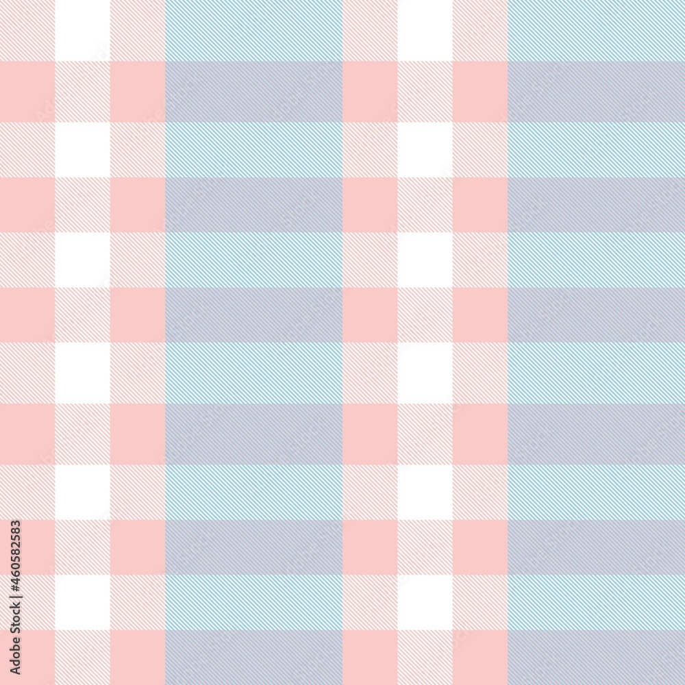 Asymmetric Plaid textured Seamless Pattern