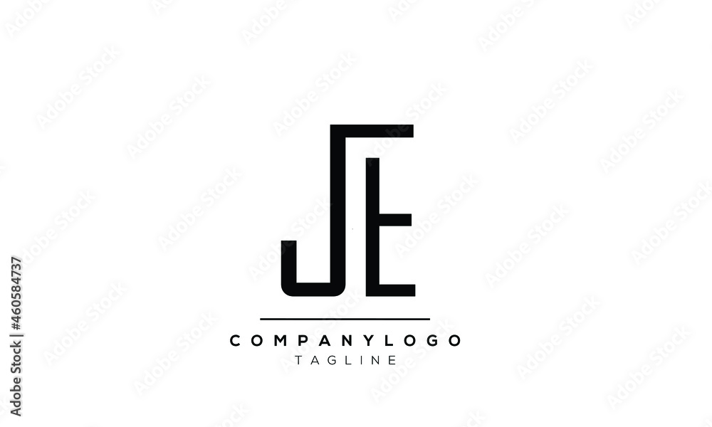 Abstract Letter Initial je ej Vector Logo Design Template
Abstract Letter Initial je ej Vector Logo Design Template