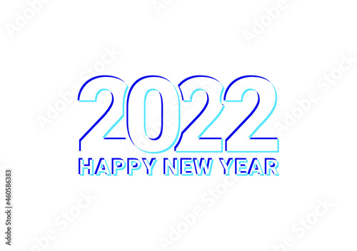2022 Happy New Year Logo Design  Template 02