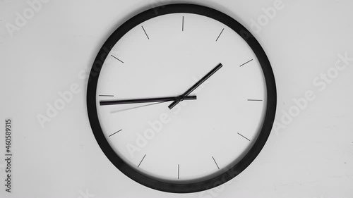 Timelapse clock 12 hours photo