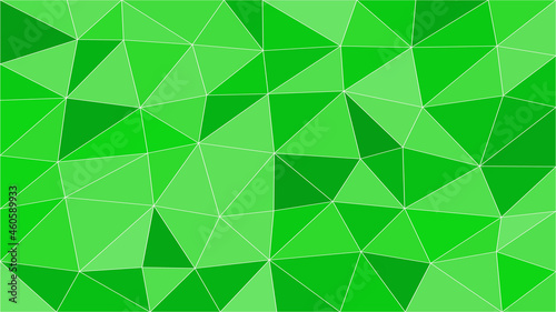 Hintergrund abstrakt 8K Polygon Pastell grün hellgrün dunkelgrün Vorlage