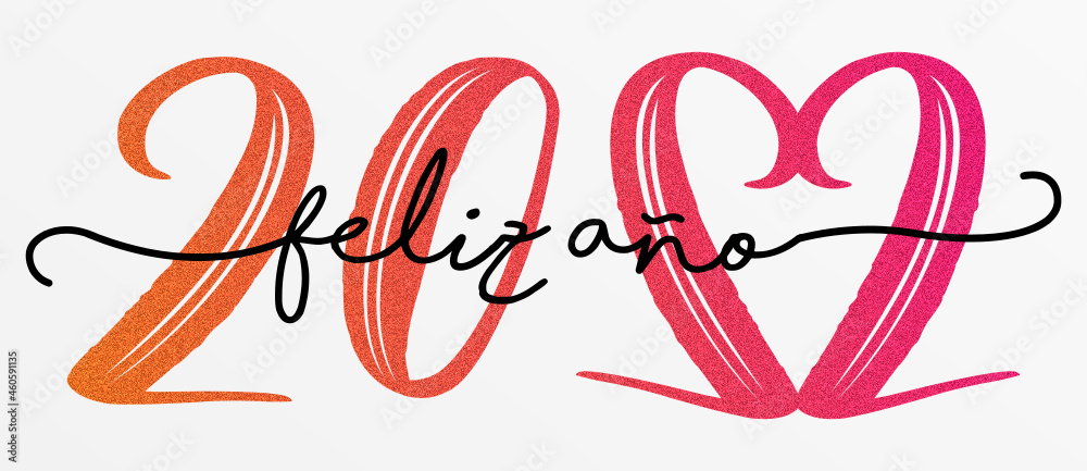 2022 - feliz año nuevo corazón 2022 - feliz año nuevo corazón