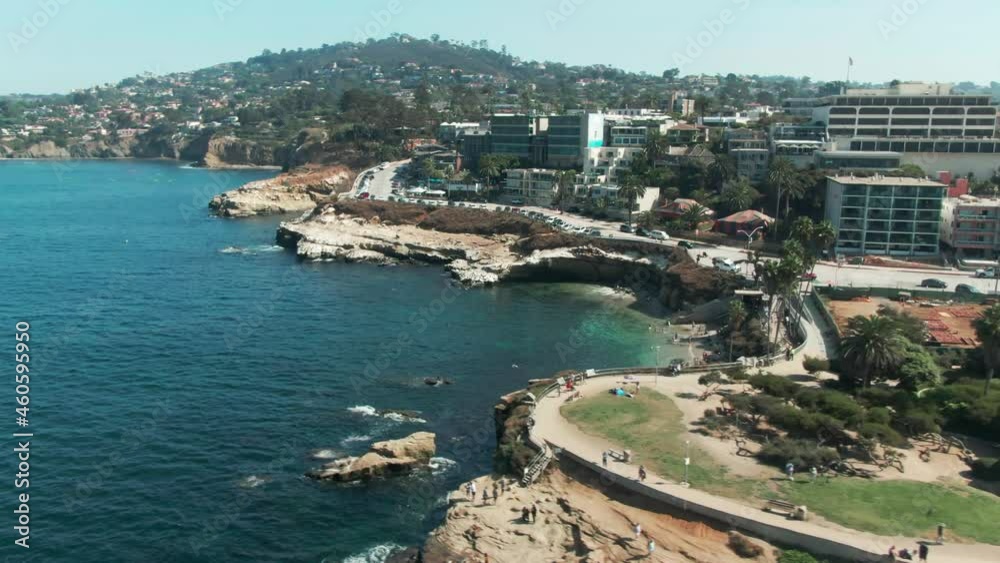 Aerial: La Jolla Rocky Point. San Diego, California, USA Aerial: La Jolla Rocky Point. San Diego, California, USA