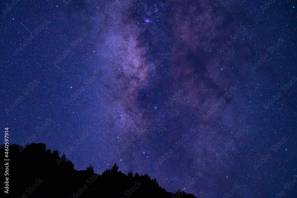 Starry Milky Way on Oahu, Hawaii Starry Milky Way on Oahu, Hawaii