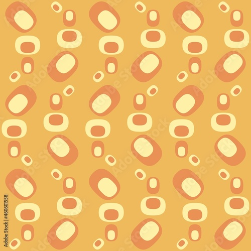 Rounded abstract seamless pattern - accent for any surfaces.