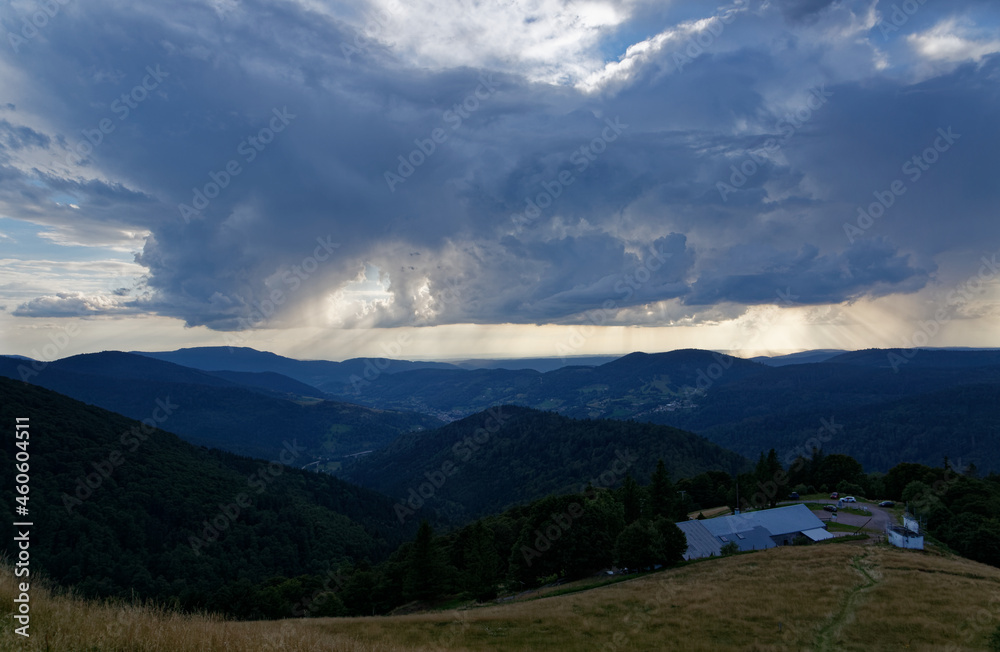 ciel des Vosges nuageux