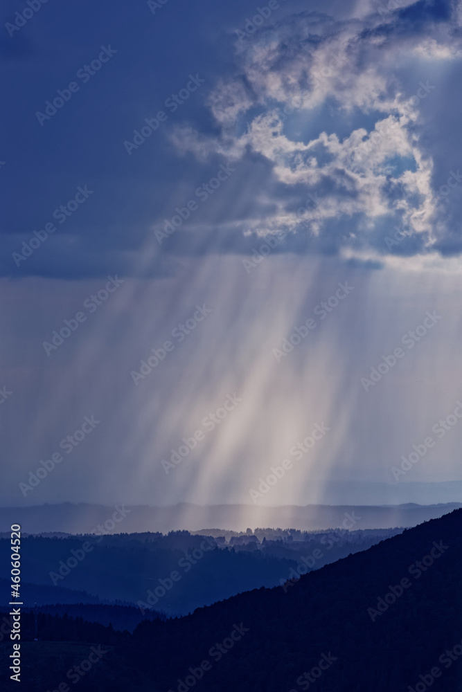 ciel des Vosges nuageux