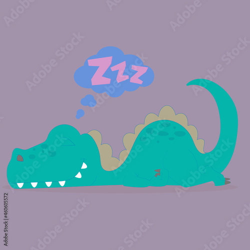 the sleeping dino