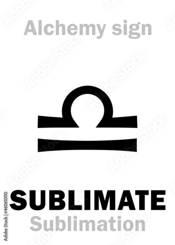 Alchemy Alphabet: SUBLIME, SUBLIMATE, SUBLIMATION — alchemical process (transition of substance from solid state bypassing liquid phase directly into gasiform), metaphor: «Ascent to heaven»; Distill.