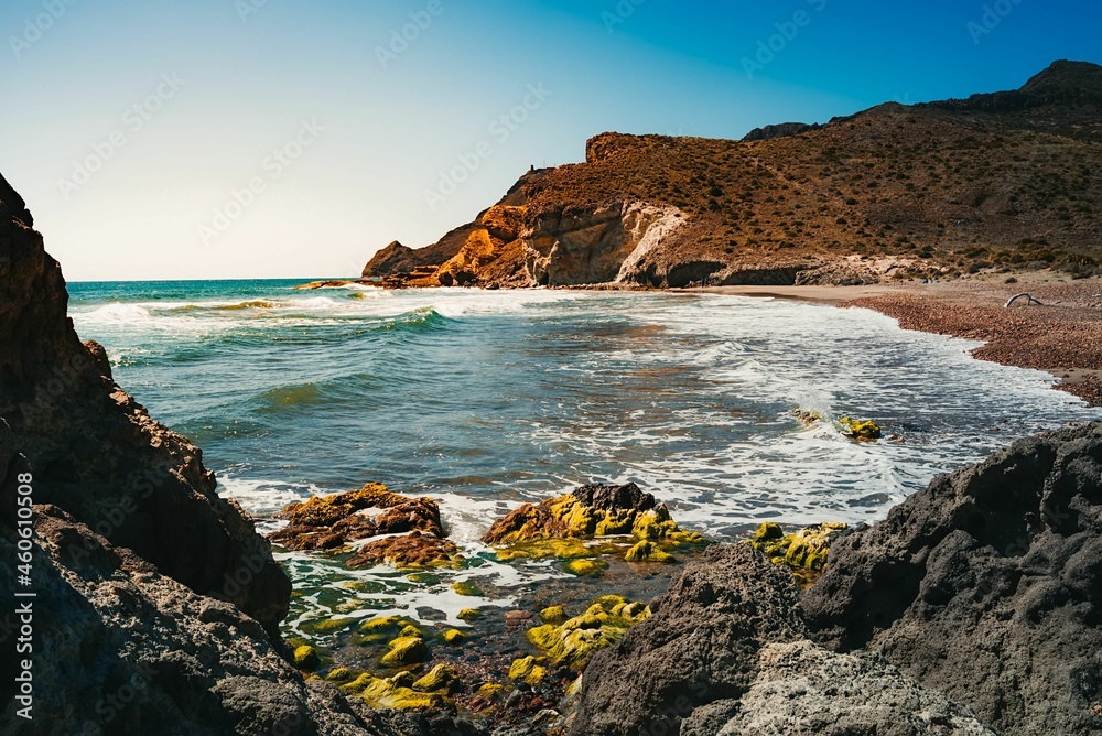 Obraz premium Beach in the natural park of cabo de gata Almeria