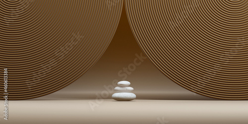 Canvas Print japanese style minimal abstract background