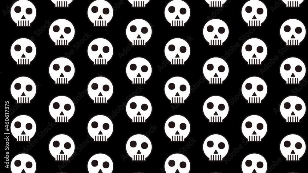 Halloween illustration pattern. Loop animation. 4K background animation. ハロウィンドクロのパターンイラストループアニメーション 4K Halloween illustration pattern. Loop animation. 4K background animation. ハロウィンドクロのパターンイラストループアニメーション 4K