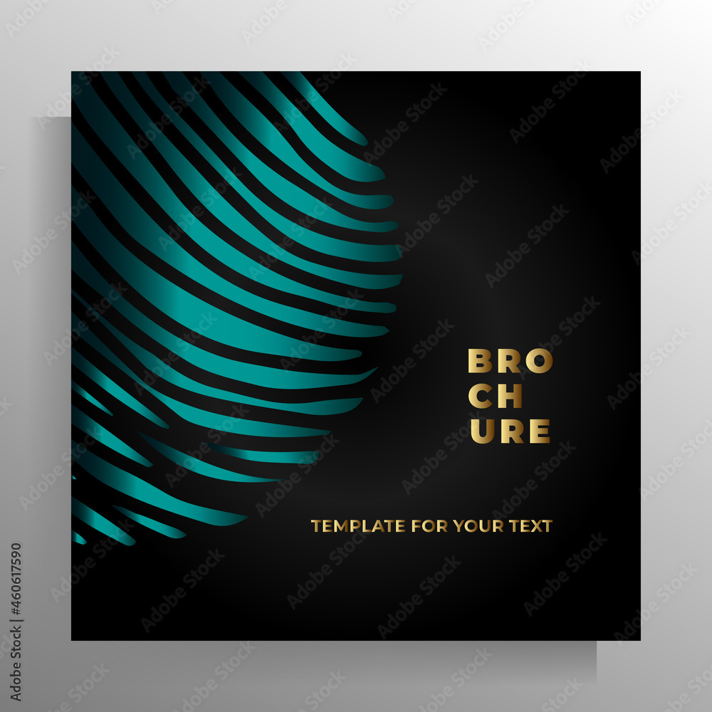 Fototapeta premium Print cover design template. Vector illustration.