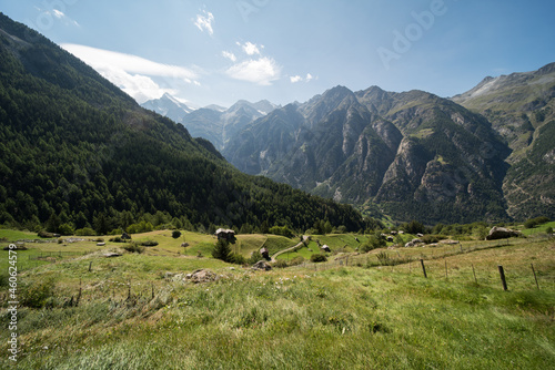 landscape near gasenried in the canton of valais in switzerland.  © Ipsimus