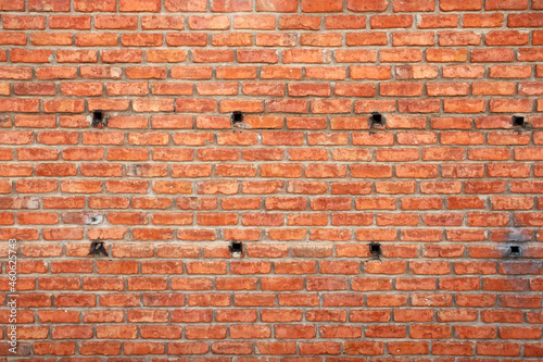 old red brick wall background