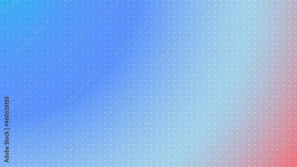 Abstract digital blue gradient dot poster design.