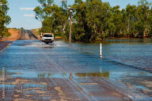 Road Flooding in the Outback