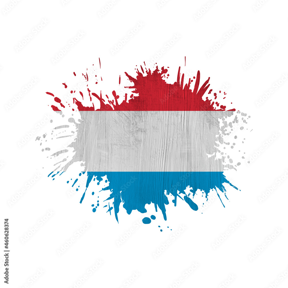 World countries. Sublimation background. Abstract shape. Luxembourg