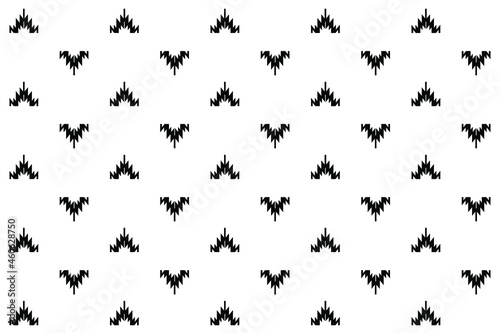Geometric ethnic oriental seamless pattern traditional Design for background,carpet,wallpaper.clothing,wrapping,Batik fabric,Vector illustration.embroidery style - Sadu, sadou, sadow or sado