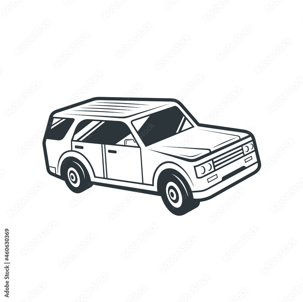 suv car illustration