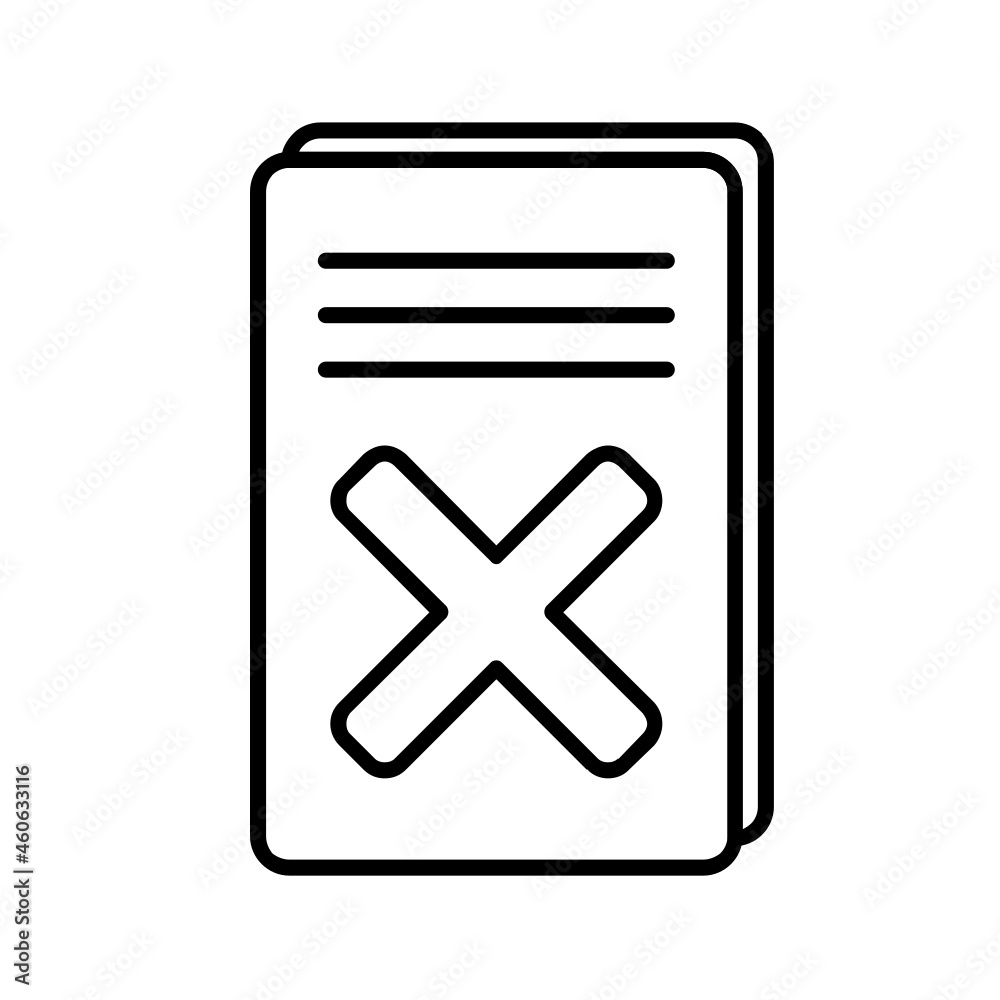 Obraz premium document icon
