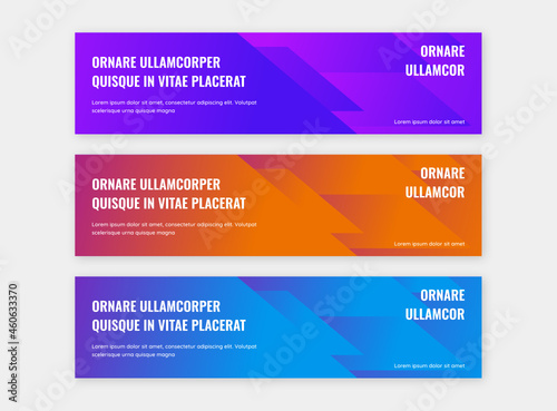 Modern design banner