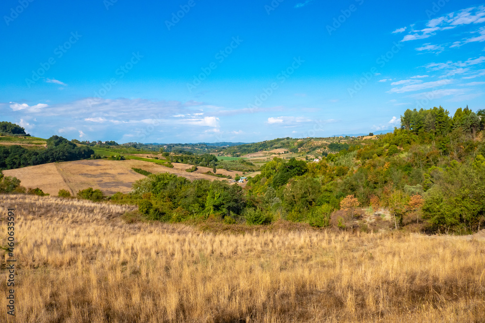 Landscapes in Tuscany along via Francigena between San Miniato and Gambassi Terme Landscapes in Tuscany along via Francigena between San Miniato and Gambassi Terme