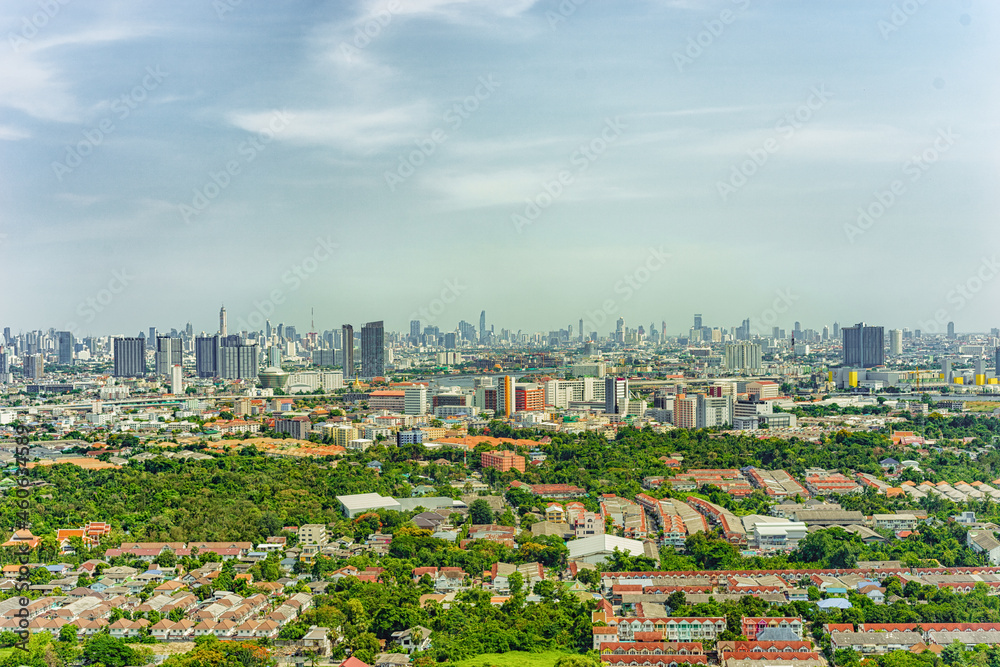 Obraz premium Cityscape of bangkok downtown, Thailand