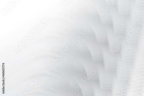 Abstract white and gray color, modern design background with geometric shape. Vector illustration.