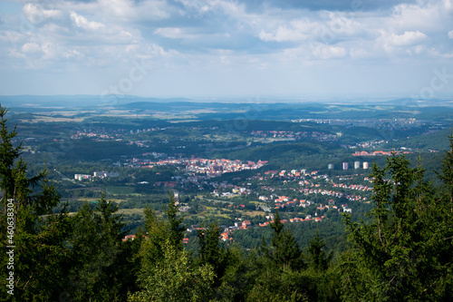 Walbrzych - view from Borowa mountain