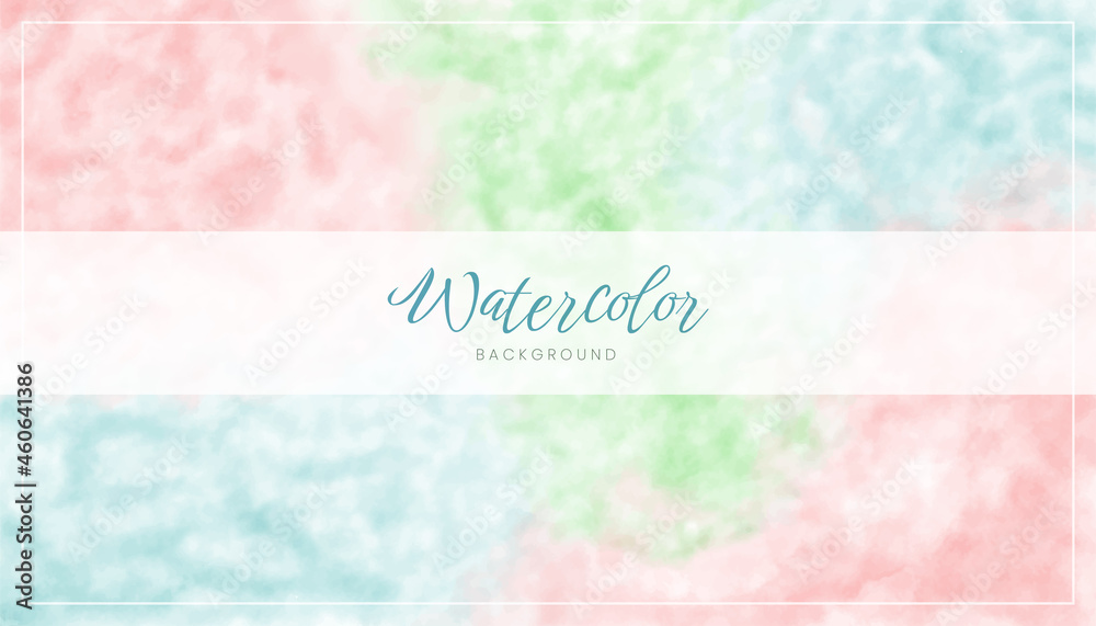 colorful abstract watercolor texture background design