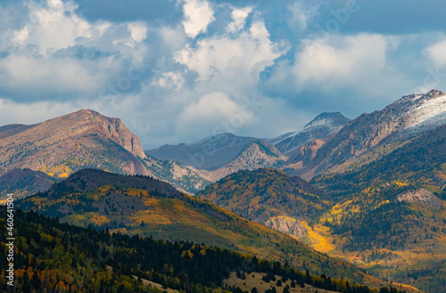 Snow and Fall Colors on Pikes Peak