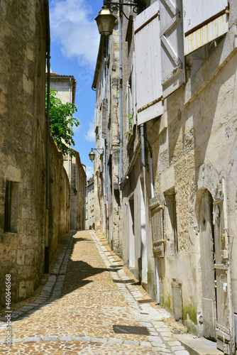 Fototapeta Naklejka Na Ścianę i Meble -  Verticale dans la rue du Plantier à Périgueux (24000), département de la Dordogne en région Nouvelle-Aquitaine, France