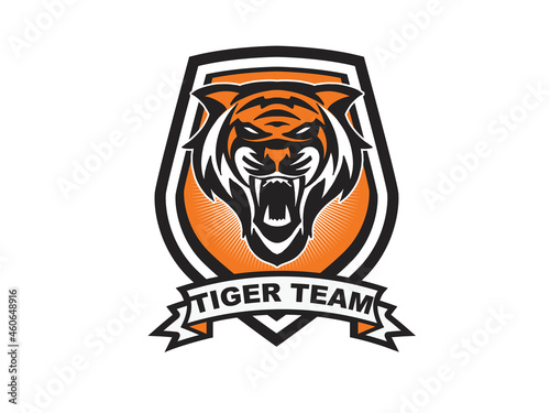 Fototapeta Naklejka Na Ścianę i Meble -  Tiger Mascot Graphic