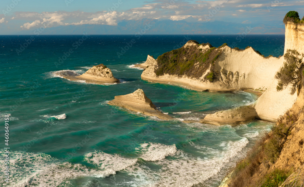 beautiful-cape-drastis-scenic-landscape-of-cliffs-and-turquoise-sea