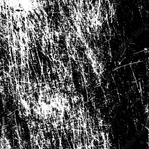 Black and white grunge background. Dirty pattern of scratches, dirt, dust