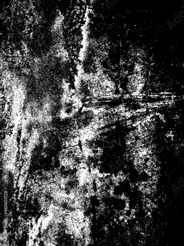 Black and white grunge texture. Abstract background of dirt, scratches, scuffs, wear